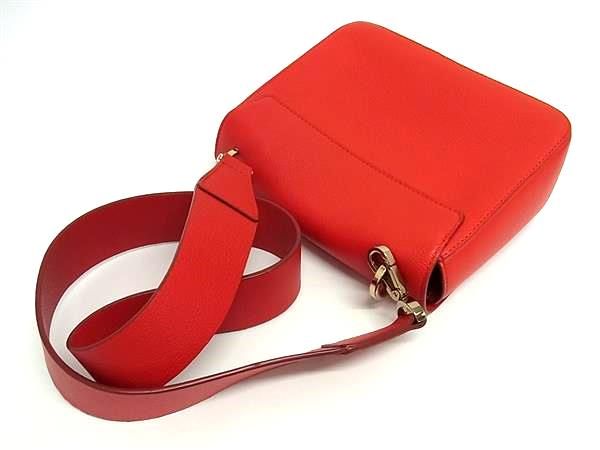 ■新品■未使用■ Carolina Herrera キャロライナ ヘレラ レザー 2WAY ショルダーバッグ ハンドバッグ レディース レッド系 BG9910_4