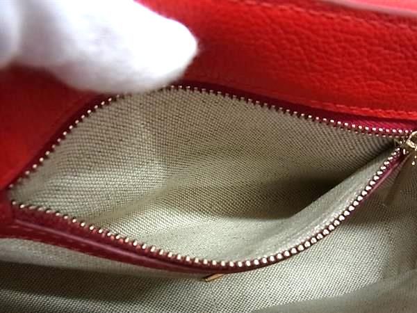 ■新品■未使用■ Carolina Herrera キャロライナ ヘレラ レザー 2WAY ショルダーバッグ ハンドバッグ レディース レッド系 BG9910_8