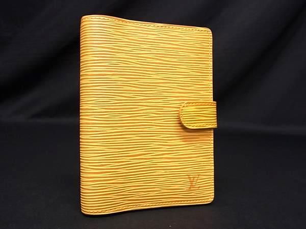 ■新品同様■ LOUIS VUITTON ルイヴィトン R20059 エピ アジェンダPM 6穴式 手帳カバー スケジュール帳 タッシリイエロー BH0166 22,126円