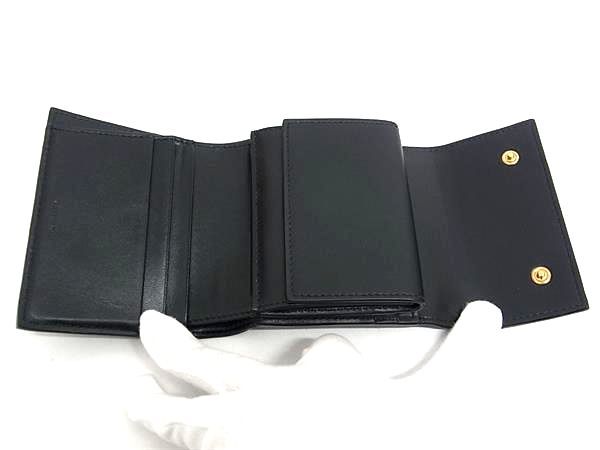 □新品同様□ CELINE セリーヌ レザー 三つ折り 財布 ウォレット
