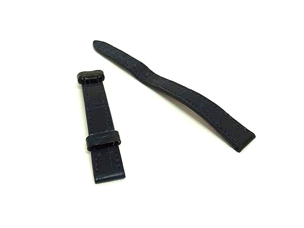 ■極上■本物■美品■ HERMES エルメス アリゲーター クロコダイル 時計ベルト ウォッチベルト ウォッチバンド ネイビー系 BI8517 9,870円