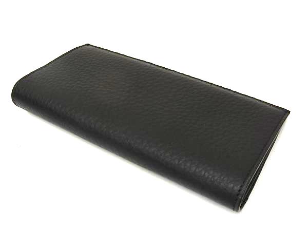 ■新品■未使用■ CANALI カナーリ レザー 二つ折り 長財布 ウォレット メンズ ブラック系 BI8750