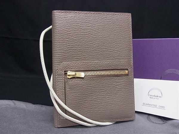 ■新品■未使用■ L’arcobaleno ラルコバレーノ レザー ショルダーバッグ ポシェット レディース ブラウン系 BJ0740