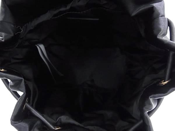 ■新品■未使用■ VERSACE ヴェルサーチ メデューサ ナイロン 巾着型 リュックサック バックパック レディース ブラック系 BJ8342