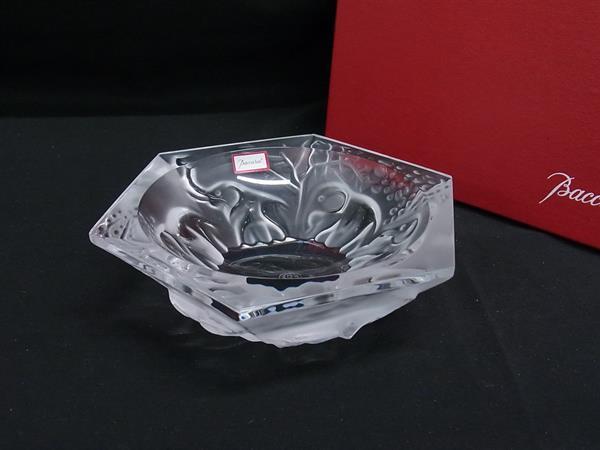 ■新品■未使用■ Baccarat バカラ クリスタルガラス 灰皿 アッシュトレイ 小物入れ インテリア クリア BJ8414