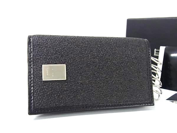 ■新品■未使用■ dunhill ダンヒル レザー 6連 キーケース 鍵入れ メンズ ブラック系 BJ8526