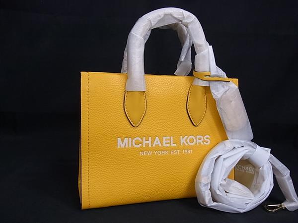 ＊マイケルコース　キャメル系ショルダーバッグ　未使用＊ □新品□未使用□ MICHAEL KORS マイケルコース レザー 2WAY