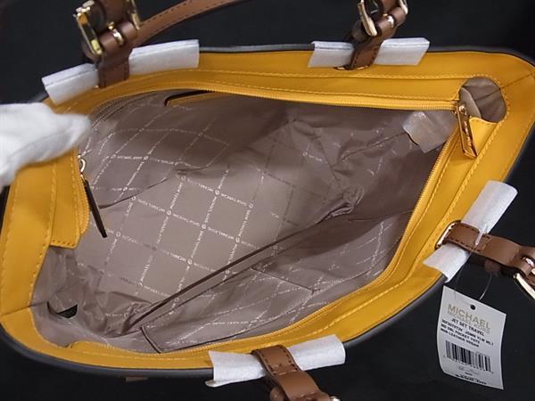 ■新品■未使用■ MICHAEL KORS マイケルコース レザー トートバッグ 肩掛けかばん レディース イエロー系×ブラウン系 BJ9416_7