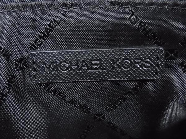■新品■未使用■ MICHAEL KORS マイケルコース レザー ショルダーバッグ 肩掛け 斜め掛けかばん ブラック系×アイボリー系 BJ9421_8