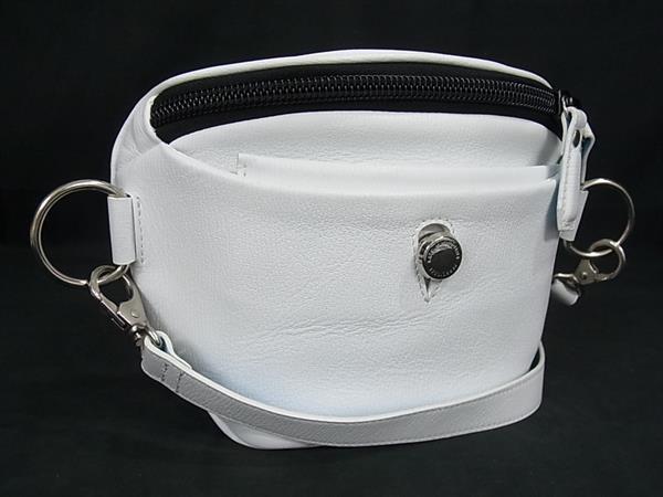 ■極美品■ KATSUYUKIKODAMA カツユキコダマ レザー クロスボディ ショルダーバッグ 斜め掛け 肩掛け レディース ホワイト系 BK3931