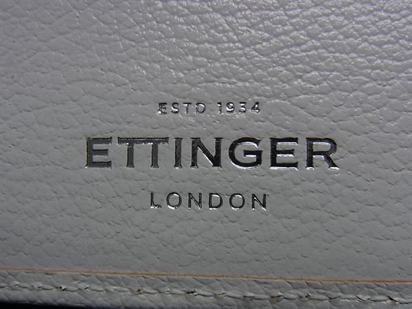■極美品■ ETTINGER エッティンガー レザー 二つ折り 財布 ウォレット 札入れ メンズ レディース ホワイト系 BK5053_4