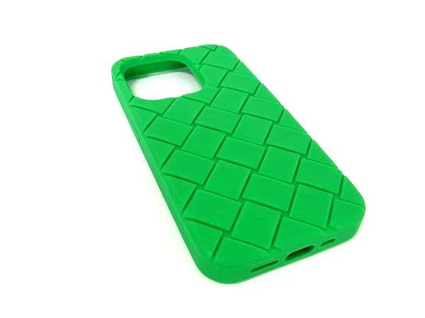 極美品 ボッテガヴェネタ iPhone14Proケース イントレチャート レッド