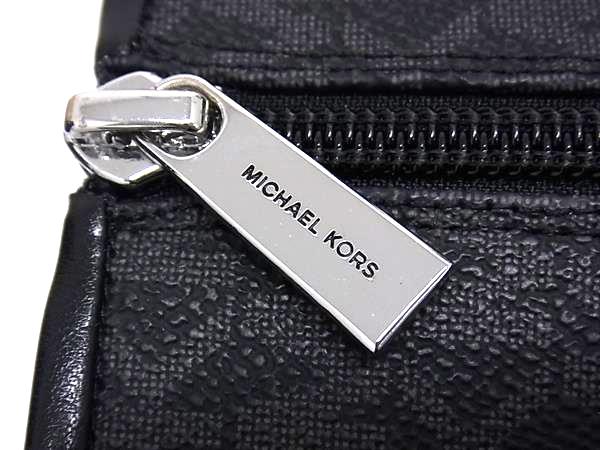 ■極美品■ MICHAEL KORS マイケルコース MK柄 PVC ショートブーツ 表記サイズ 7M (約24.0cm) 靴 シューズ ブラック系 BK9139_4