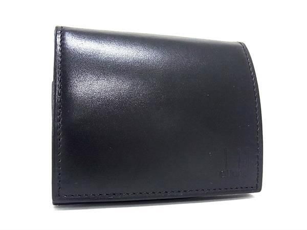 □新品同様□ dunhill ダンヒル レザー 三つ折り コインケース コイン □新品同様□ dunhill ダンヒル レザー 三つ折り コインケース コイン