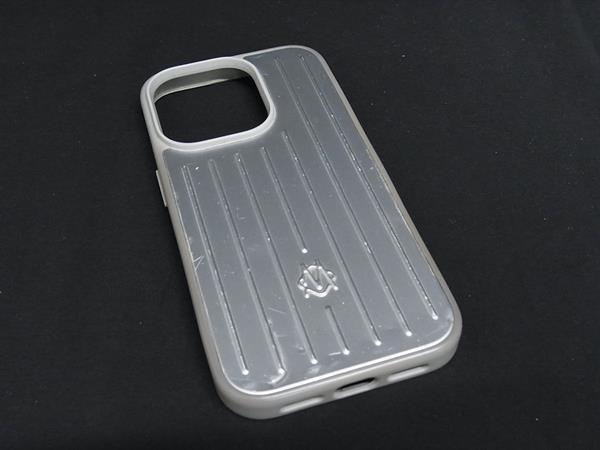 未使用//新品//RIMOWA リモワ iPhone 14proMax ケース RIMOWA リモワ アルミニウム iPhone14 Pro対応 アイフォンケース