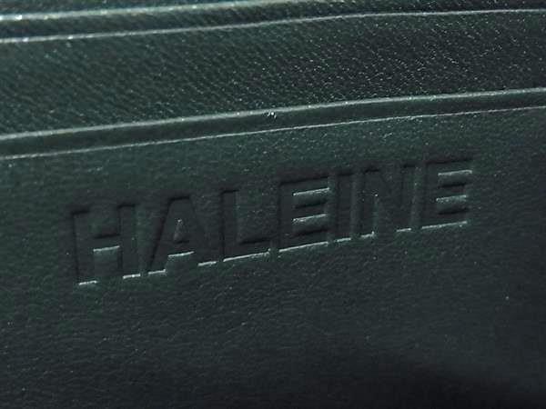 ■極上■本物■JRA公認■新品■未使用■ HALEINE アレンヌ クロコダイル L字ファスナー 長財布 札入れ 小銭入れ グリーン系 BL8647_4