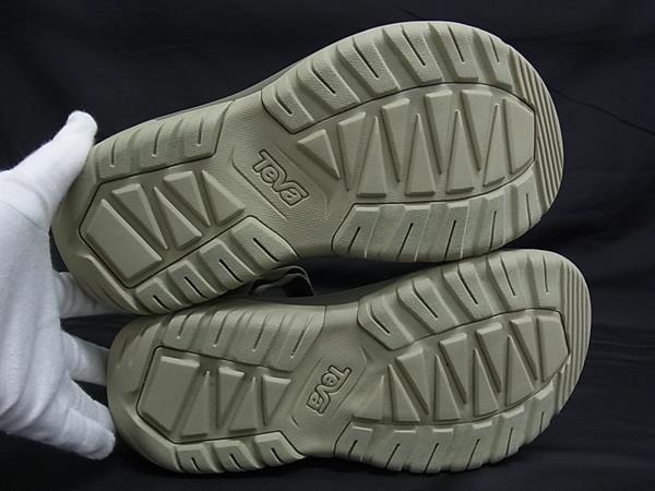 ■新品同様■ Teva テバ ハリケーン エックスエルティー2 キャンバス サンダル 表記サイズ 24.0cm 靴 シューズ カーキ系 BL9598