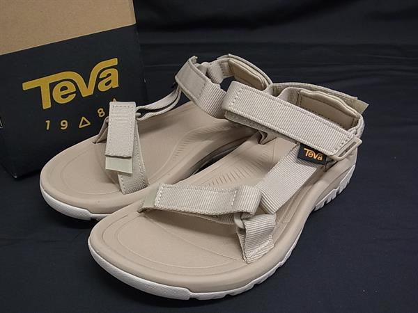 ■新品同様■ Teva テバ ハリケーン エックスエルティー2 キャンバス サンダル 表記サイズ23.0cm 靴 シューズ ベージュ系 BL9599