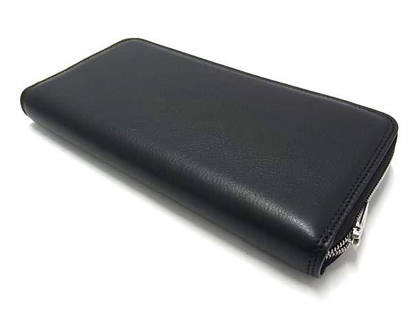 ■新品■未使用■ J＆M DAVIDSON ジェイアンドエムデヴィッドソン レザー ラウンドファスナー 長財布 ウォレット ブラック系 BM4413_1