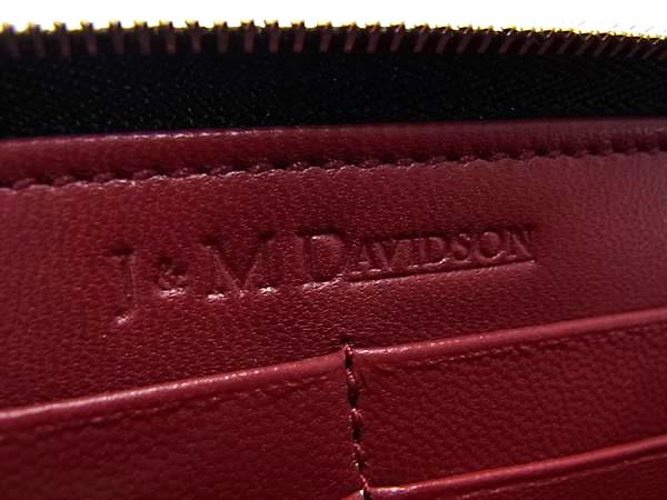 ■新品■未使用■ J＆M DAVIDSON ジェイアンドエムデヴィッドソン レザー ラウンドファスナー 長財布 ウォレット ブラック系 BM4413_4