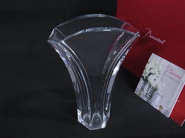 美品・バカラ フラワーベース 花瓶 美品・箱付き】バカラ／バカラ
