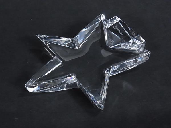□新品同様□ Baccarat バカラ クリスタルガラス スター オブジェ 置物