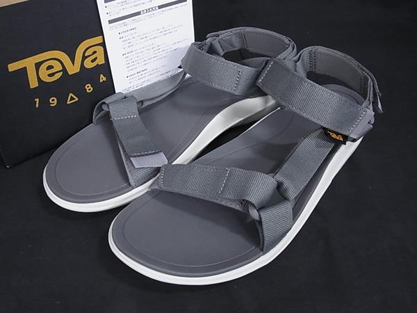 ■新品■未使用■ Teva テバ サンダル 表記サイズ 約28cm シューズ 靴 メンズ グレー系 BM8208
