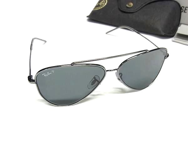 ■新品■未使用■ Ray-Ban レイバン AVIATOR REVERSE ポラライズド 偏光レンズ サングラス メガネ 眼鏡 シルバー系 BM8656