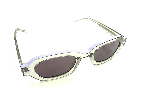 ■新品同様■ MISSONI ミッソーニ MMI 0132/S KB7UR 49□23 140 サングラス メガネ 眼鏡 めがね クリア×パープル系 BM9249