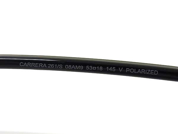 ■新品同様■ CARRERA カレラ 261/S 08AM9 53□18 145 V サングラス メガネ 眼鏡 めがね レディース メンズ ブラック系 BM9262_3