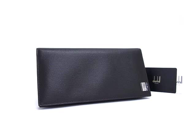 ■新品■未使用■ dunhill ダンヒル サイドカー レザー 二つ折り 長財布 ウォレット 札入れ カード入れ ダークブラウン系 BM9409