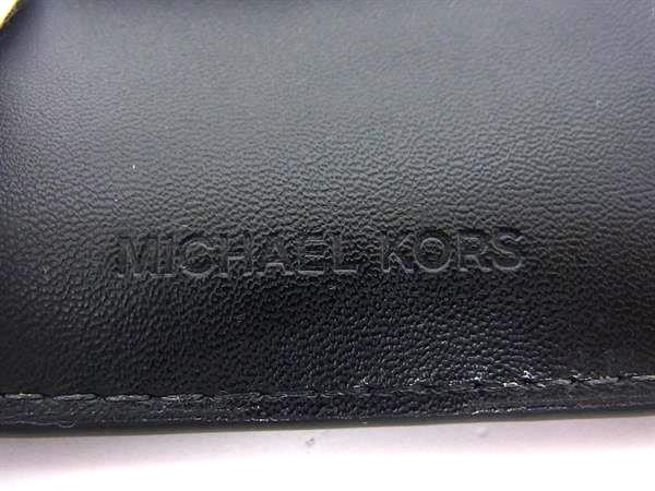 ■新品■未使用■ MICHAEL KORS マイケルコース  MK柄 PVC 二つ折り 財布 ウォレット 小銭入れ 札入れ レディース ブラック系 BM9703_5