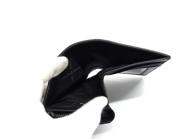 ■新品■未使用■ MICHAEL KORS マイケルコース  MK柄 PVC 二つ折り 財布 ウォレット 小銭入れ レディース  ブラック系 BM9712_3