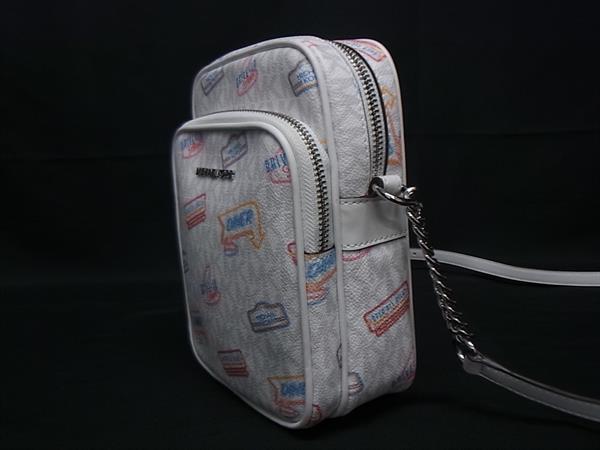 ■新品■未使用■ MICHAEL KORS マイケルコース 35T5STVC2I ダイナー PVC ショルダーバッグ 斜め掛け レディース ホワイト系 BM9915_2
