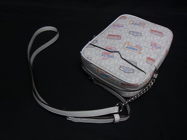 ■新品■未使用■ MICHAEL KORS マイケルコース 35T5STVC2I ダイナー PVC ショルダーバッグ 斜め掛け レディース ホワイト系 BM9915_4