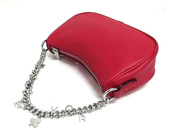 ■新品■未使用■ MICHAEL KORS マイケルコース 35F5S10C1V CARMELA レザー 2WAY ハンドバッグ ショルダー レッド系 BM9916_4
