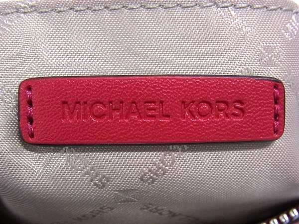 ■新品■未使用■ MICHAEL KORS マイケルコース 35F5S10C1V CARMELA レザー 2WAY ハンドバッグ ショルダー レッド系 BM9916_8