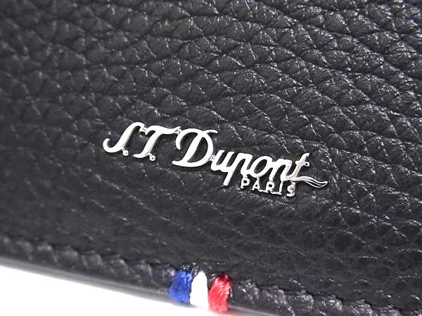 ■新品■未使用■ S.T.Dupont エス･テー･デュポン ネオカプセル レザー カードケース カード入れ パスケース ブラック系 BN5369