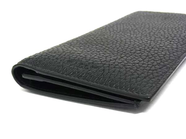 ■新品同様■ BALLY バリー レザー 二つ折り 長財布 ウォレット 札入れ 小銭入れ カード入れ メンズ ブラック系 BN5385_2