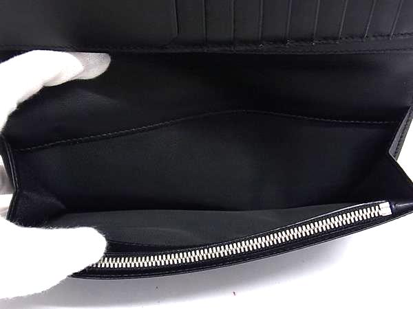 ■新品同様■ BALLY バリー レザー 二つ折り 長財布 ウォレット 札入れ 小銭入れ カード入れ メンズ ブラック系 BN5385_4