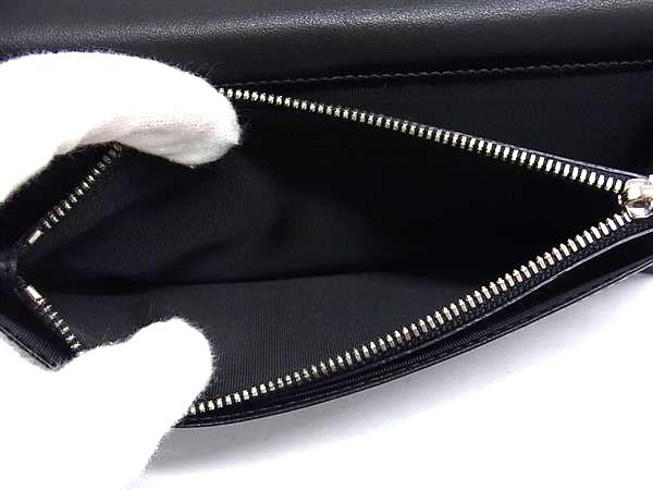 ■新品同様■ BALLY バリー レザー 二つ折り 長財布 ウォレット 札入れ 小銭入れ カード入れ メンズ ブラック系 BN5385_5