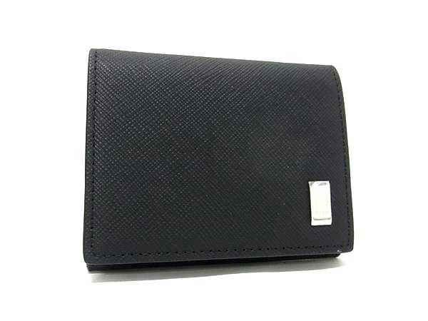 ■新品■未使用■ dunhill ダンヒル プレーン PVC コインケース コインパース 小銭入れ ブラック系 BN6464