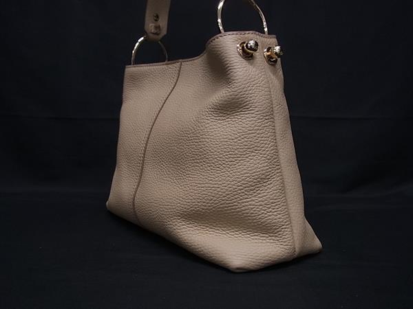 ■極美品■ STRATHBERRY ストラスベリー レザー ワンハンドル ショルダーバッグ ハンドバッグ 肩掛け レディース ベージュ系 BN6505_2