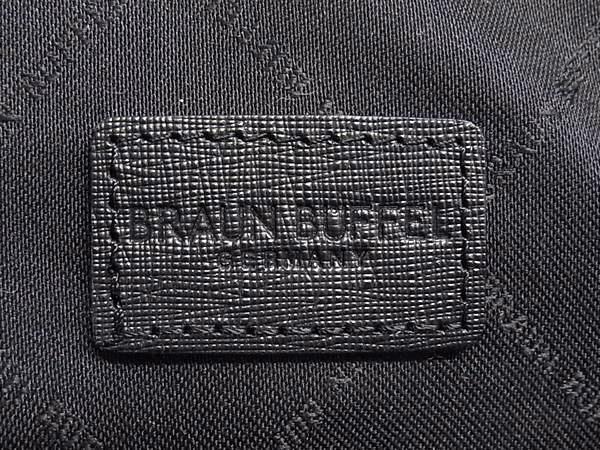 ■新品同様■ BRAUN BUFFEL ブラウン ビュッフェル レザー 2WAY クロスボディ ハンドバッグ ショルダー ビジネス ブラック系 BN8905_5