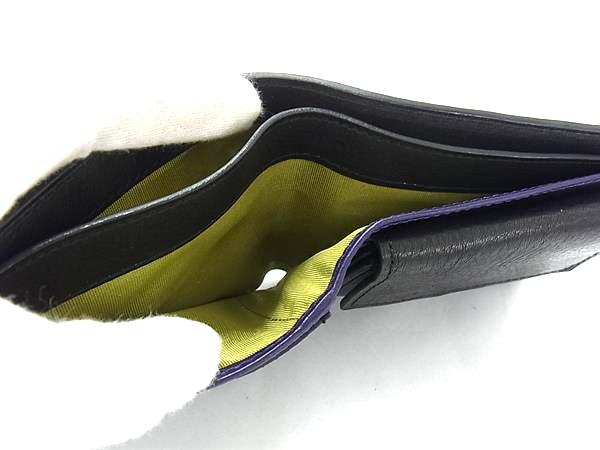 ■美品■ Paul Smith ポールスミス レザー 二つ折り 財布 ウォレット 札入れ 小銭入れ メンズ ブラック系 BN8987_3