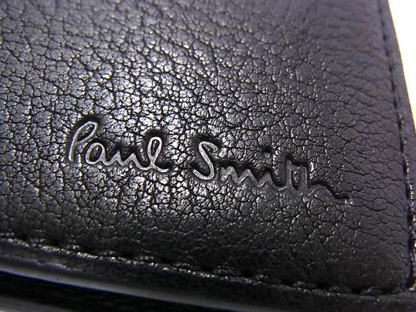 ■美品■ Paul Smith ポールスミス レザー 二つ折り 財布 ウォレット 札入れ 小銭入れ メンズ ブラック系 BN8987_5