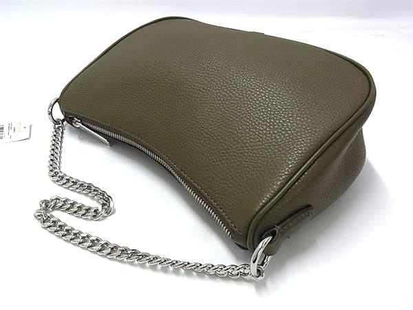 ■新品■未使用■ MICHAEL KORS マイケルコース CARMELA レザー 2WAY ハンドバッグ ショルダー 肩掛け 斜め掛け カーキ系 BN9543_2