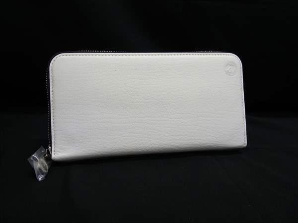 ■美品■ CREEZAN クリーザン レザー ラウンドファスナー 長財布 ウォレット 札入れ 小銭入れ レディース アイボリー系 BP1147