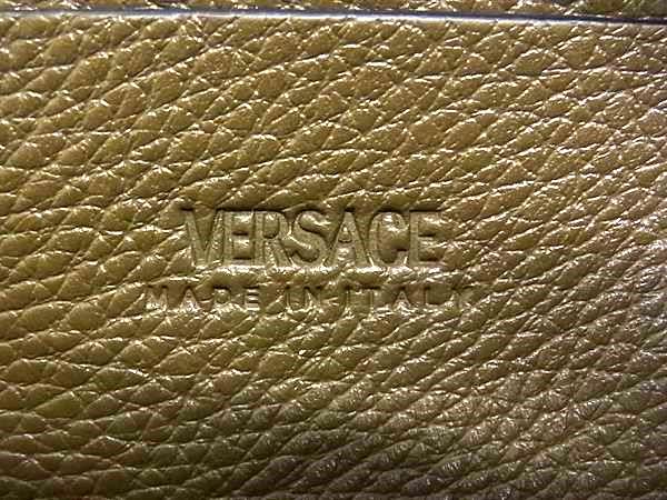 VERSACE □新品同様□ ヴェルサーチ メデューサ レザー クロスボディ