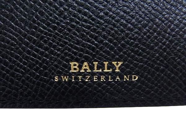 ■新品■未使用■ BALLY バリー レザー 二つ折り 財布 ウォレット 札入れ カード入れ 定期入れ メンズ ブラック系 BP5087_4